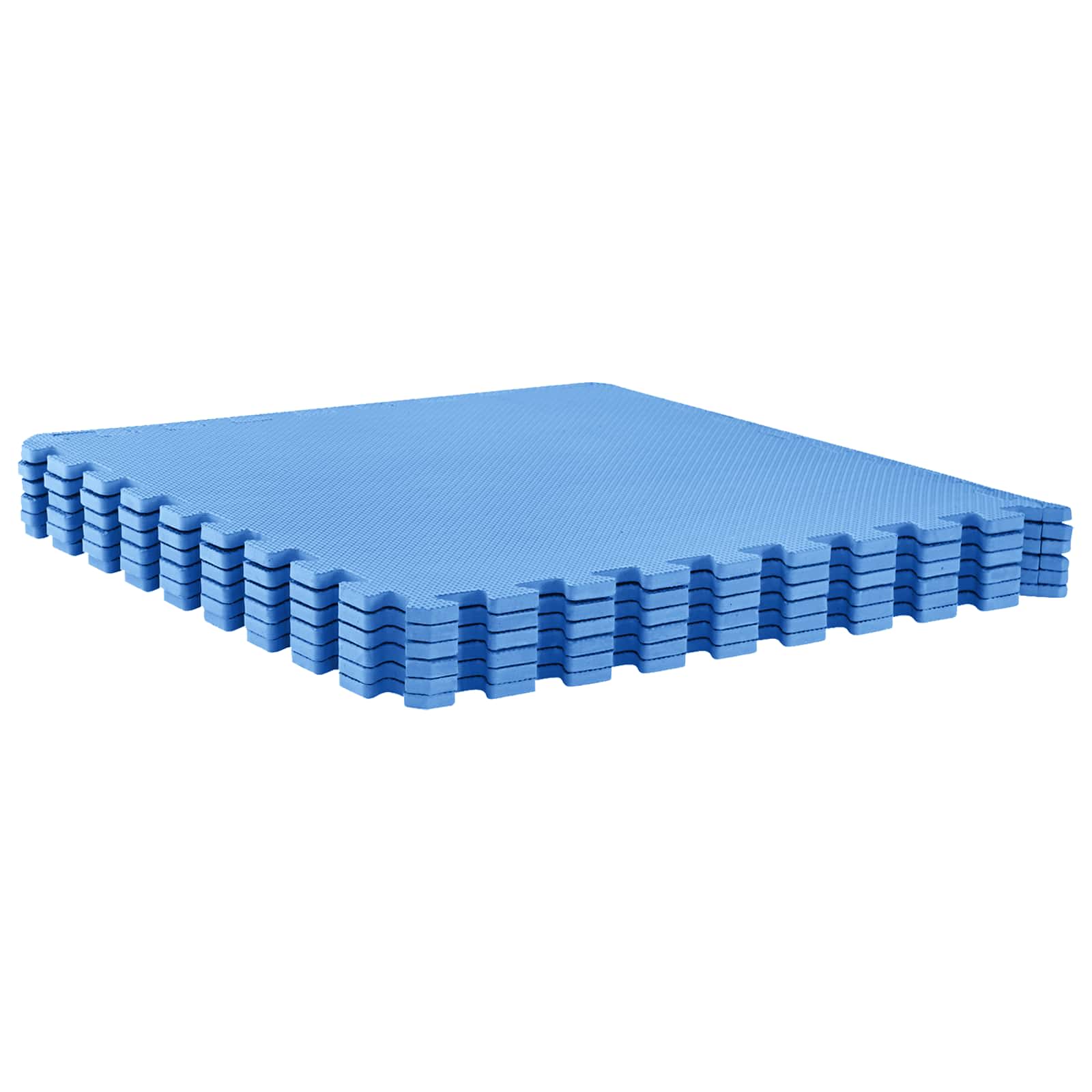 Pool Bodenschutzmatte 40 pcs Blau 14,4 m² EVA-Schaum