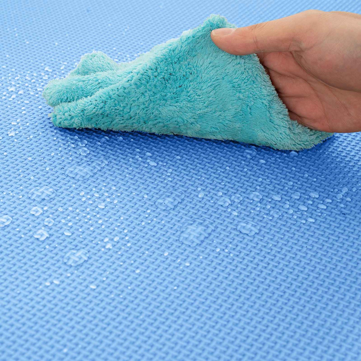 Pool Bodenschutzmatte 40 pcs Blau 14,4 m² EVA-Schaum