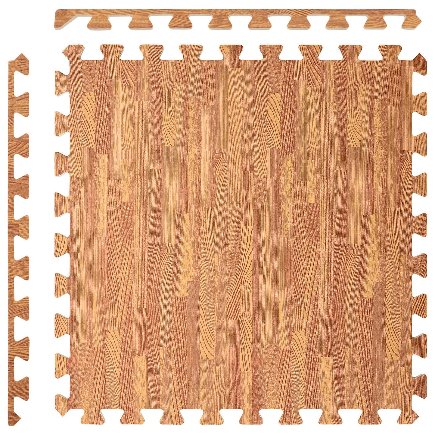 Pool Bodenschutzmatte 40 stk. Holz 14,4 m² EVA-Schaum