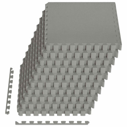 Pool Bodenschutzmatte 50 stk. Grau 18 m² EVA-Schaum
