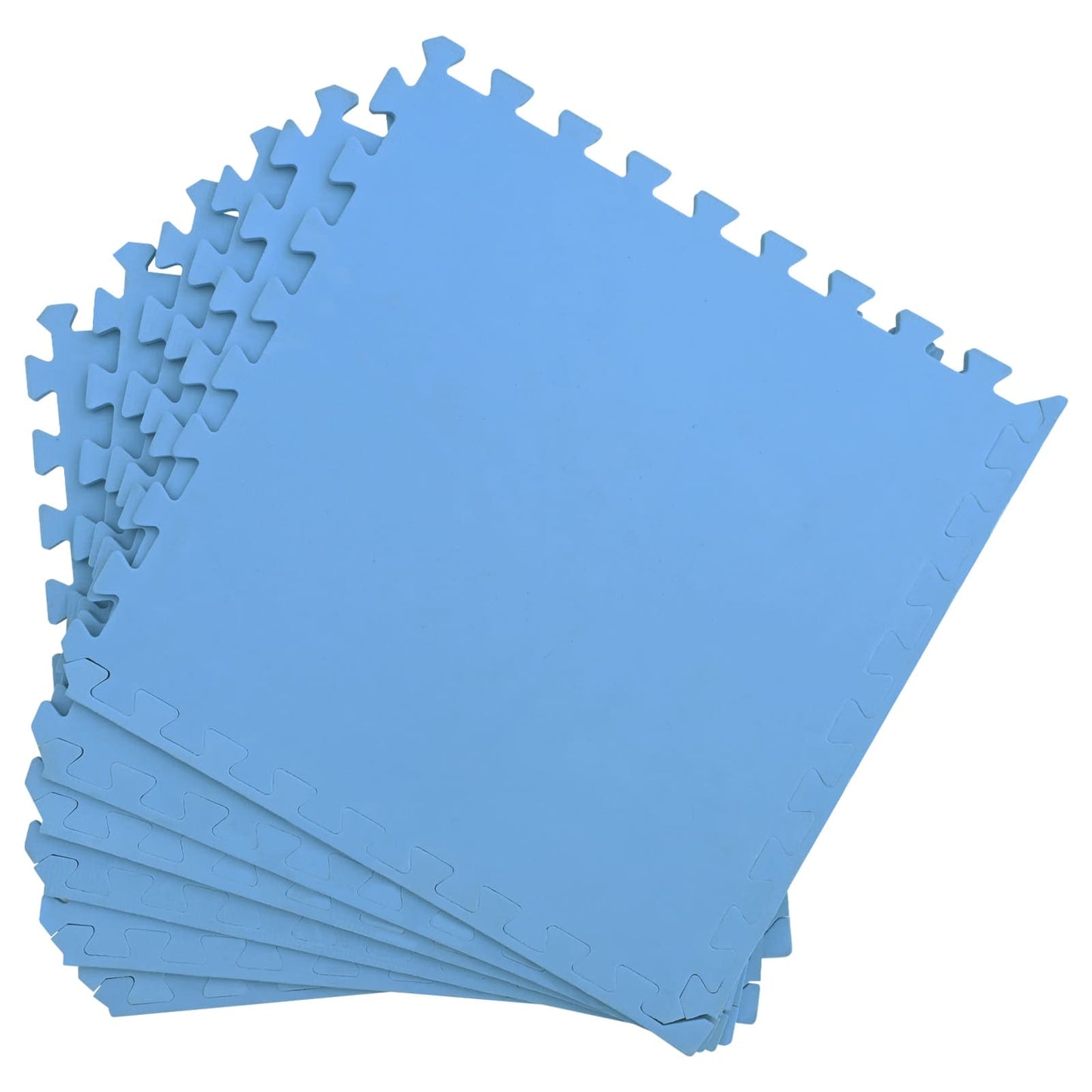 Pool Bodenschutzmatte 24 pcs Blau 8,64 m² EVA-Schaum