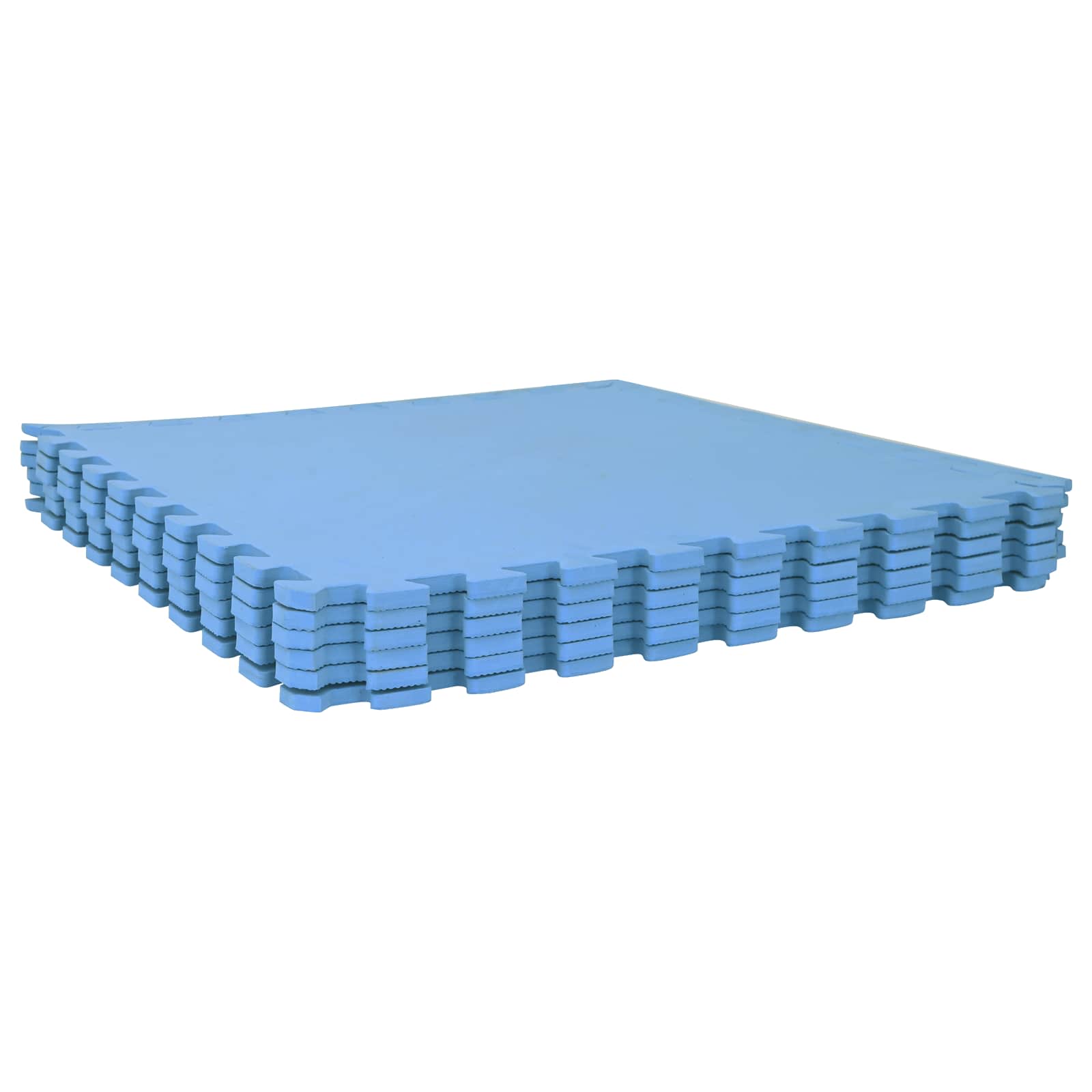 Pool Bodenschutzmatte 24 pcs Blau 8,64 m² EVA-Schaum