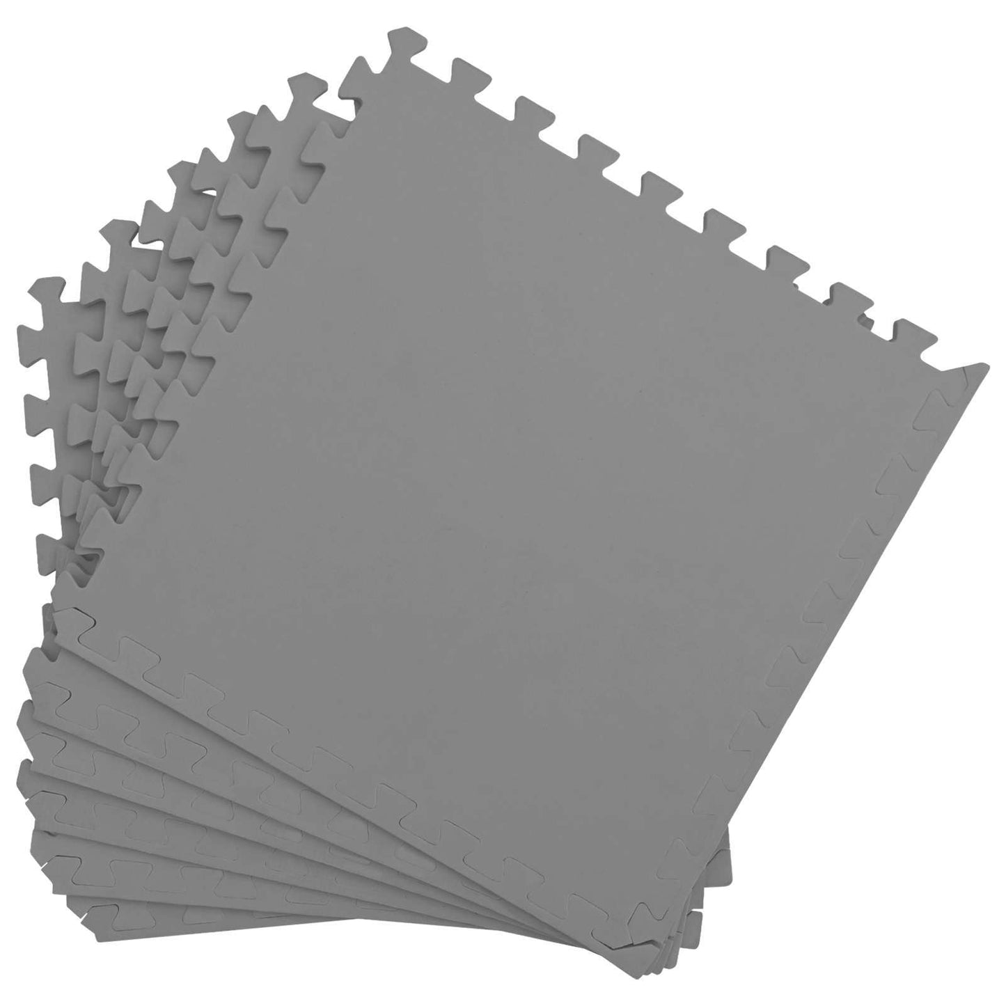 Pool Bodenschutzmatte 40 stk. Grau 14,4 m² EVA-Schaum