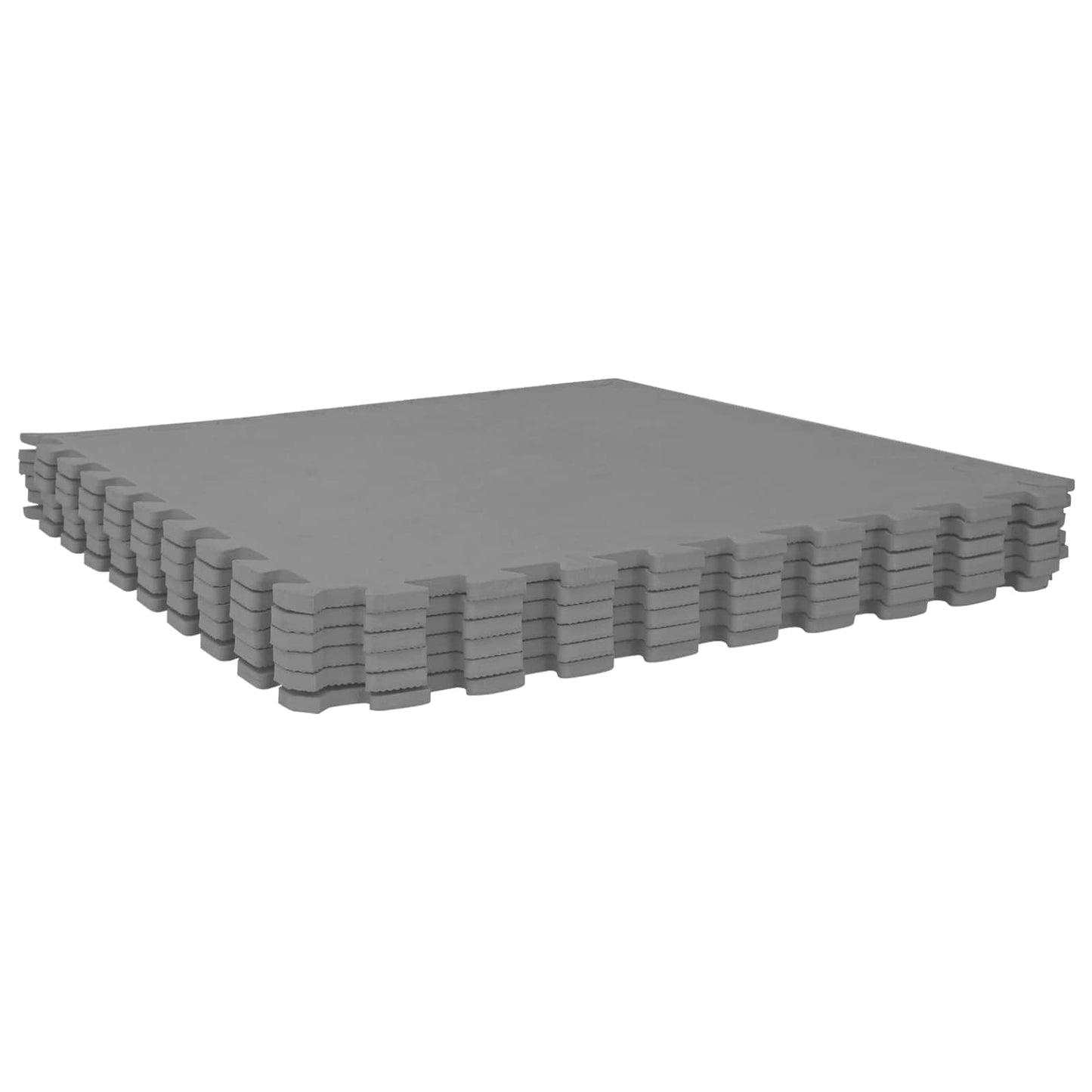 Pool Bodenschutzmatte 40 stk. Grau 14,4 m² EVA-Schaum