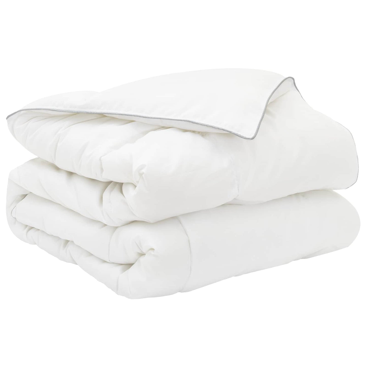 Duvet- und Kopfkissen-Set 2 stk. Weiß Bambusfaser