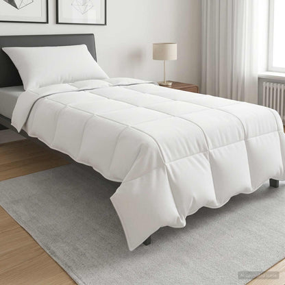 Duvet- und Kopfkissen-Set 2 stk. 155 x 200 cm Sommer Weiß