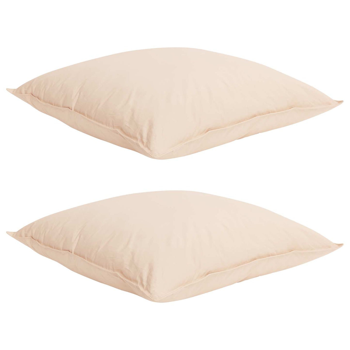 Bettwäsche-Set 2 stk. 240 x 220 cm Kapok und Polyester Beige