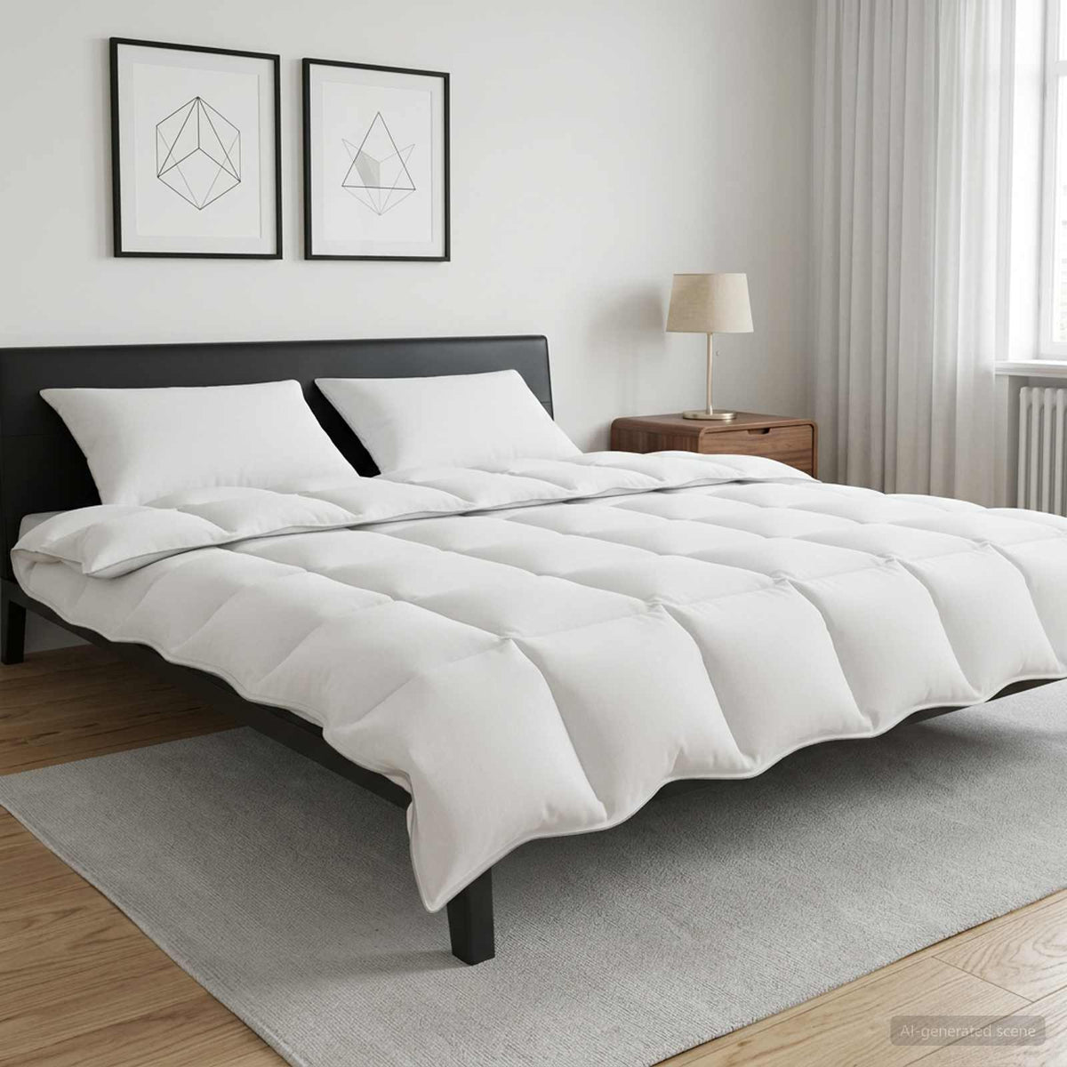 Bettwäsche-Set 2 stk. 200 x 240 cm Sommer 150 gsm Bambusfaser