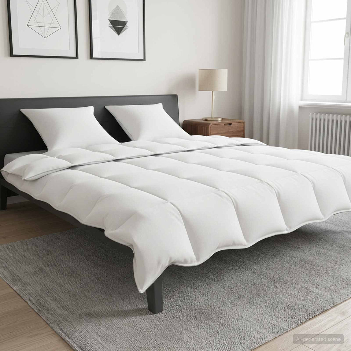 Bettwäsche-Set 2 stk. 200 x 220 cm Sommer 150 gsm Bambusfaser