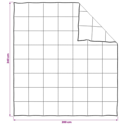 Bettwäsche-Set 2 stk. 200 x 240 cm Sommer 150 gsm Bambusfaser