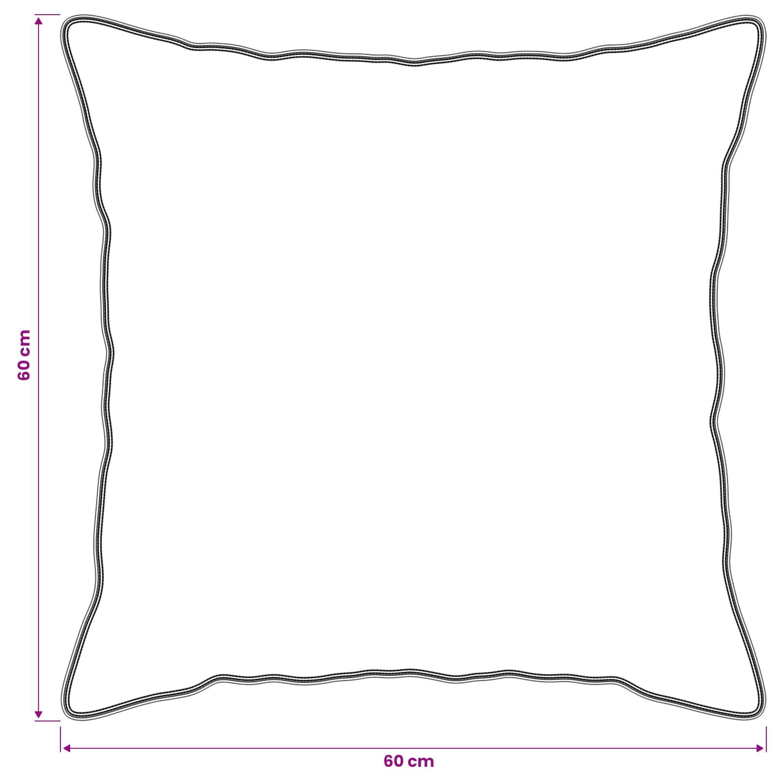 Bettwäsche-Set mit Kissen Weiß 200 x 220 cm Polyester, Bambus