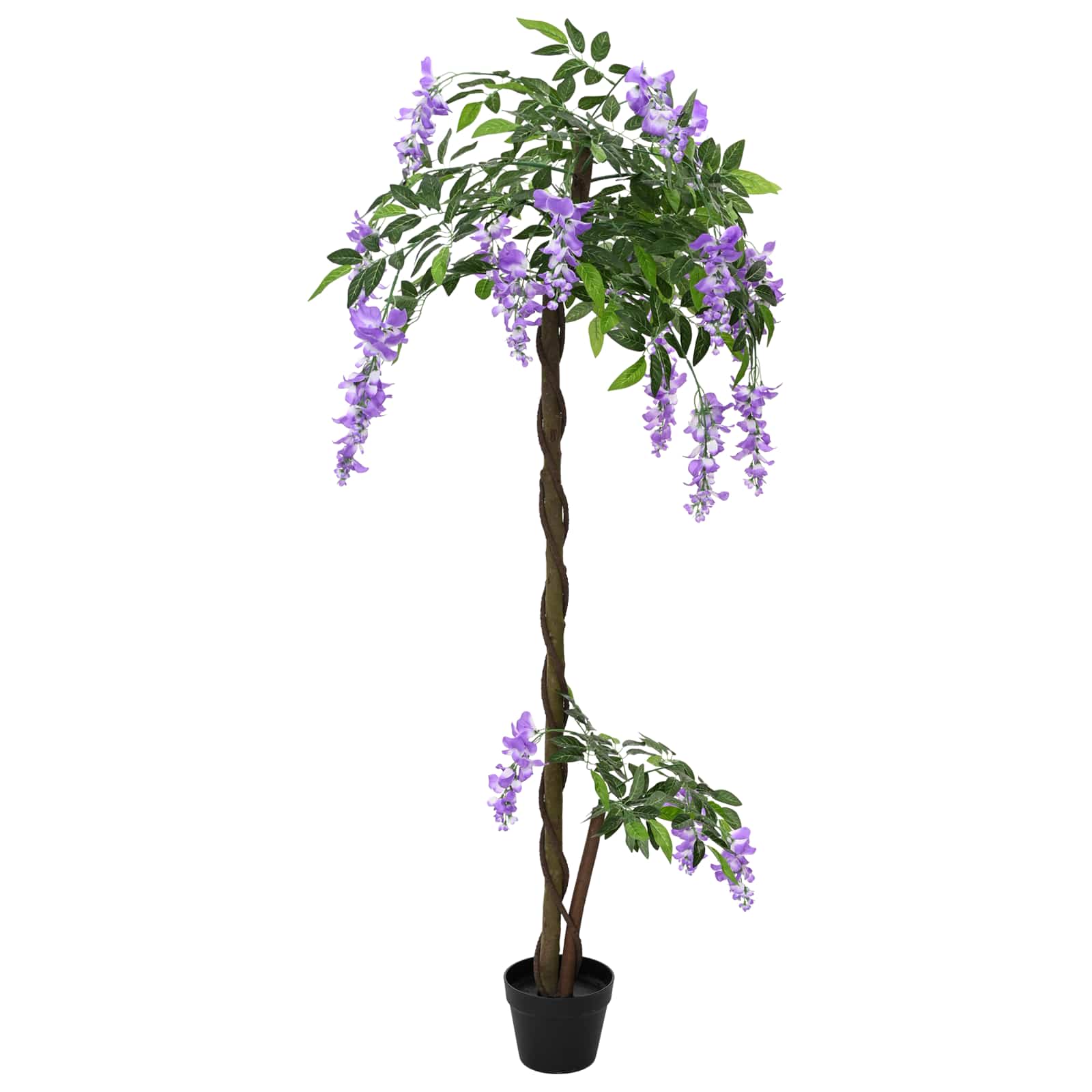 Künstlicher Bohnenblumenbaum Lila 80 x 18 x 160 cm