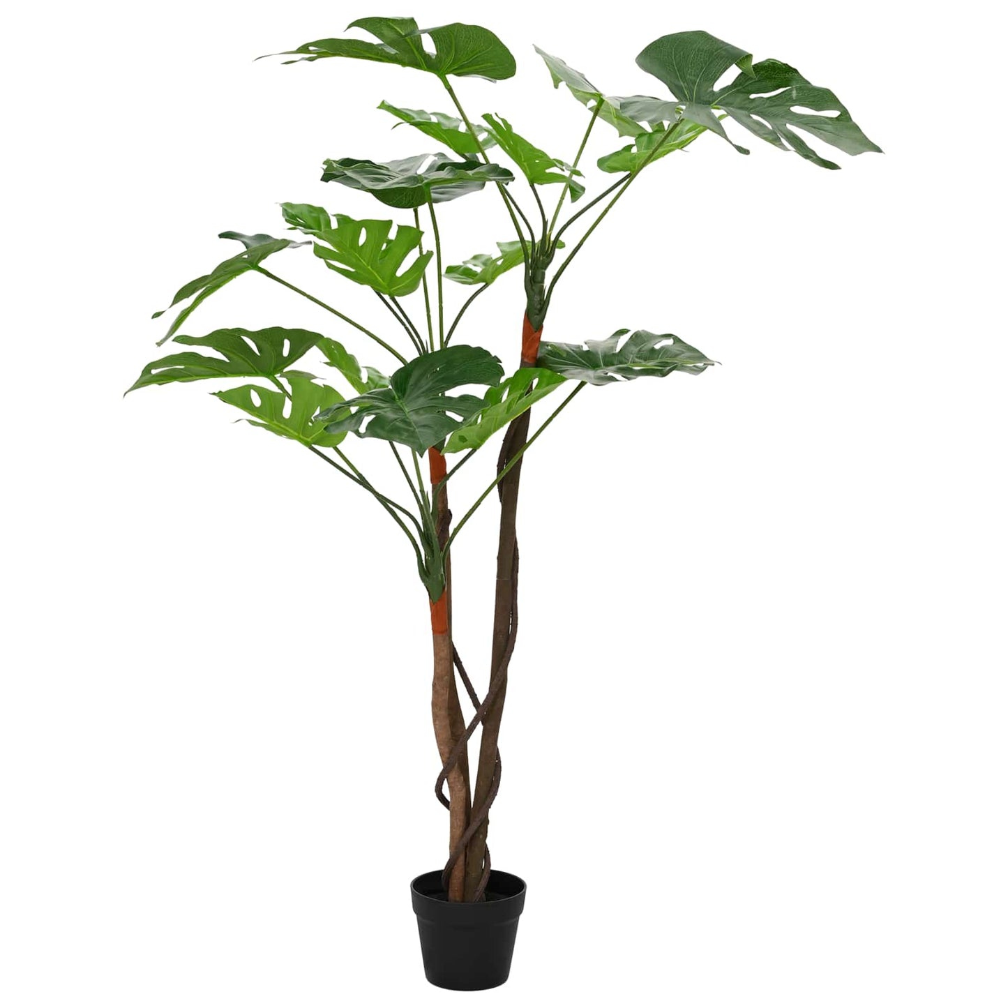 Künstliche Monstera Pflanze Grün 70 x 16 x 130 cm