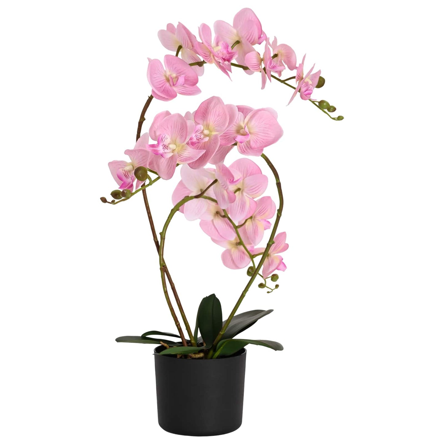 Künstliche Orchideenpflanze mit Topf Rosa 45 x 15 x 65 cm