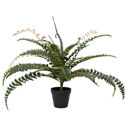 Künstlicher Farnbaum Grün 58 x 13 x 60 cm Stoff und PE