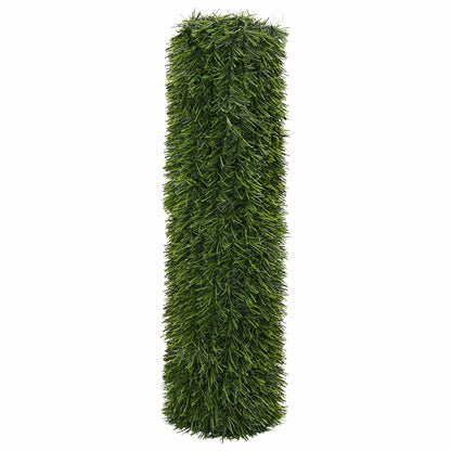 Künstlicher Zaun Hellgrün 1 x 3 m PVC und Stahl