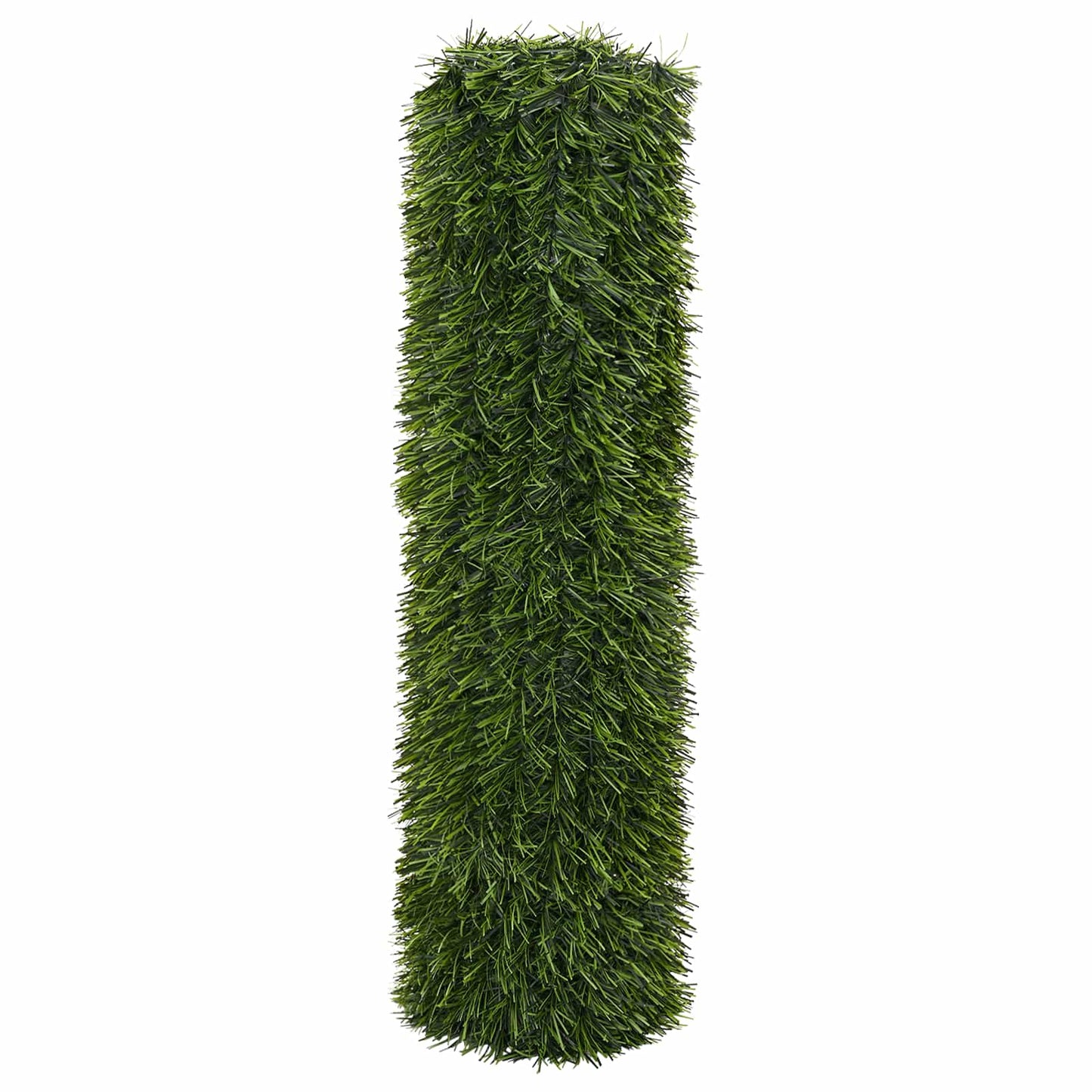Künstlicher Zaun Hellgrün 1 x 5 m PVC und Stahl