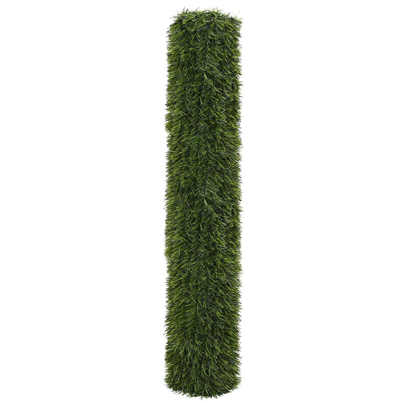 Künstlicher Zaun Hellgrün 1,5 x 3 m PVC und Stahl