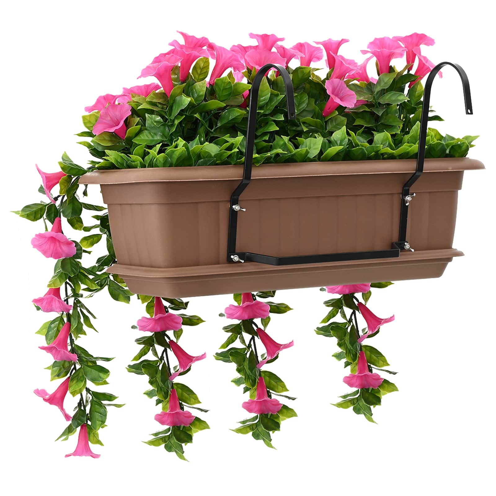 Künstliche Blumen Purpurrot 55 x 20 x 55 cm PE and Steel