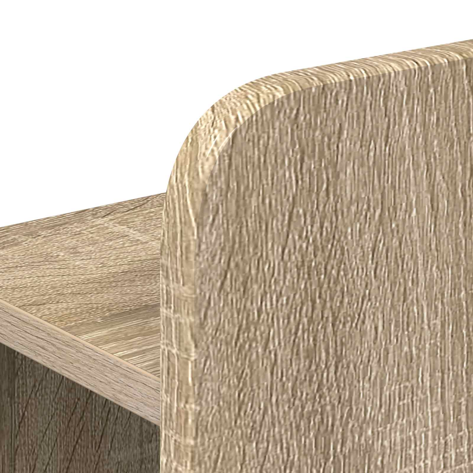Bettgestell mit Stauraum mit Kopfteil Sonoma-Eiche 150 x 200 cm