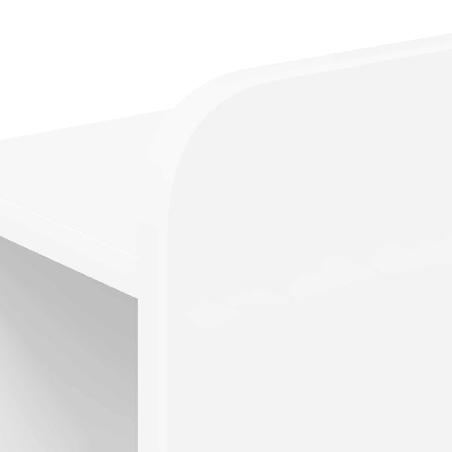Bettgestell mit Stauraum und Kopfteil Weiß 150 x 200 cm