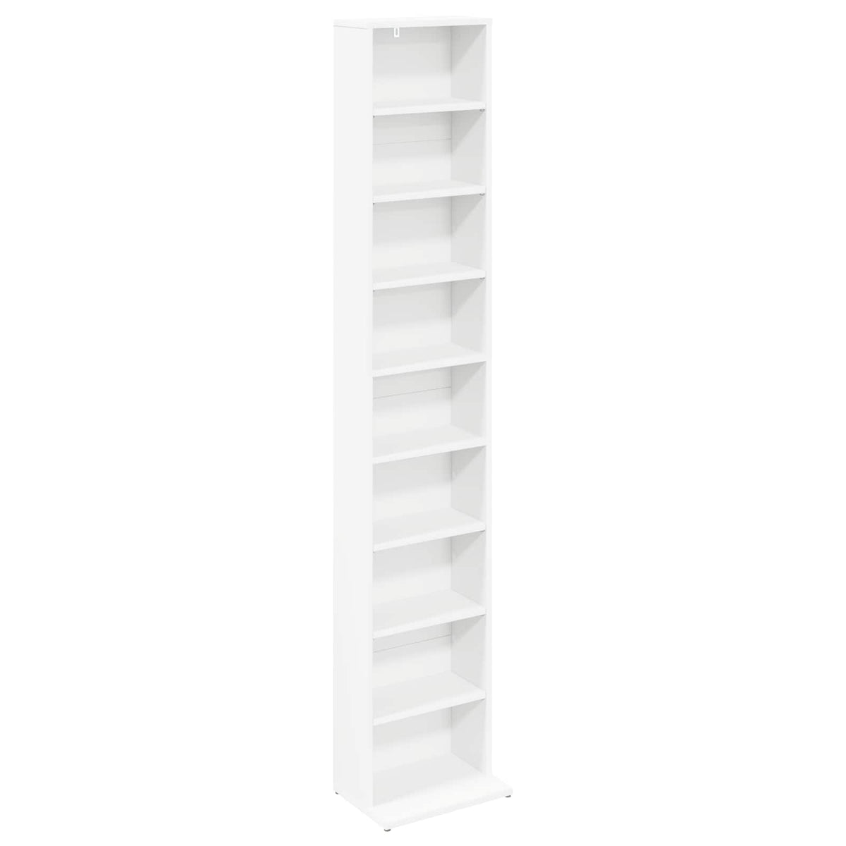 CD Regal 2 Stk. Weiß 33 x 23,5 x 175 cm Holzwerkstoff