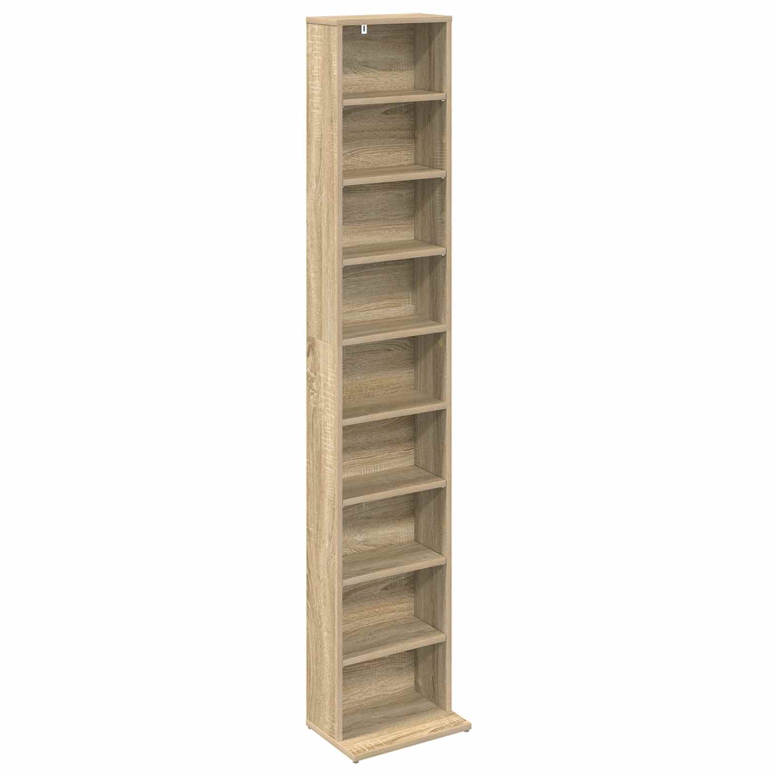 CD Regal Sonoma-Eiche 33 x 23,5 x 175 cm Holzwerkstoff