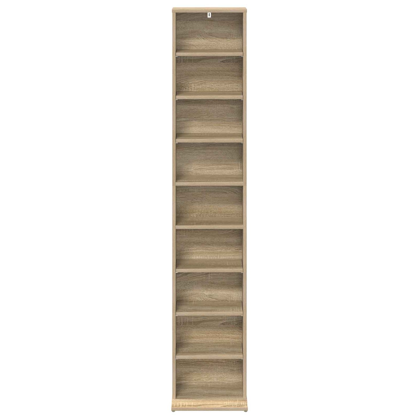 CD Regal Sonoma-Eiche 33 x 23,5 x 175 cm Holzwerkstoff