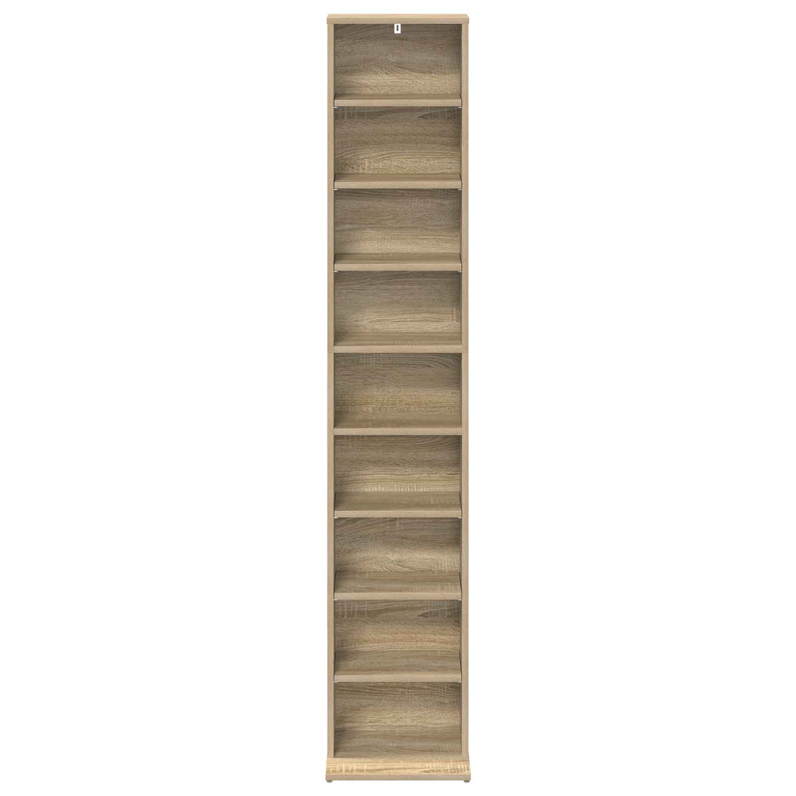 CD Regal Sonoma-Eiche 33 x 23,5 x 175 cm Holzwerkstoff