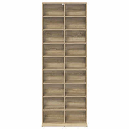 CD Regal Sonoma-Eiche 65 x 23,5 x 175 cm Holzwerkstoff
