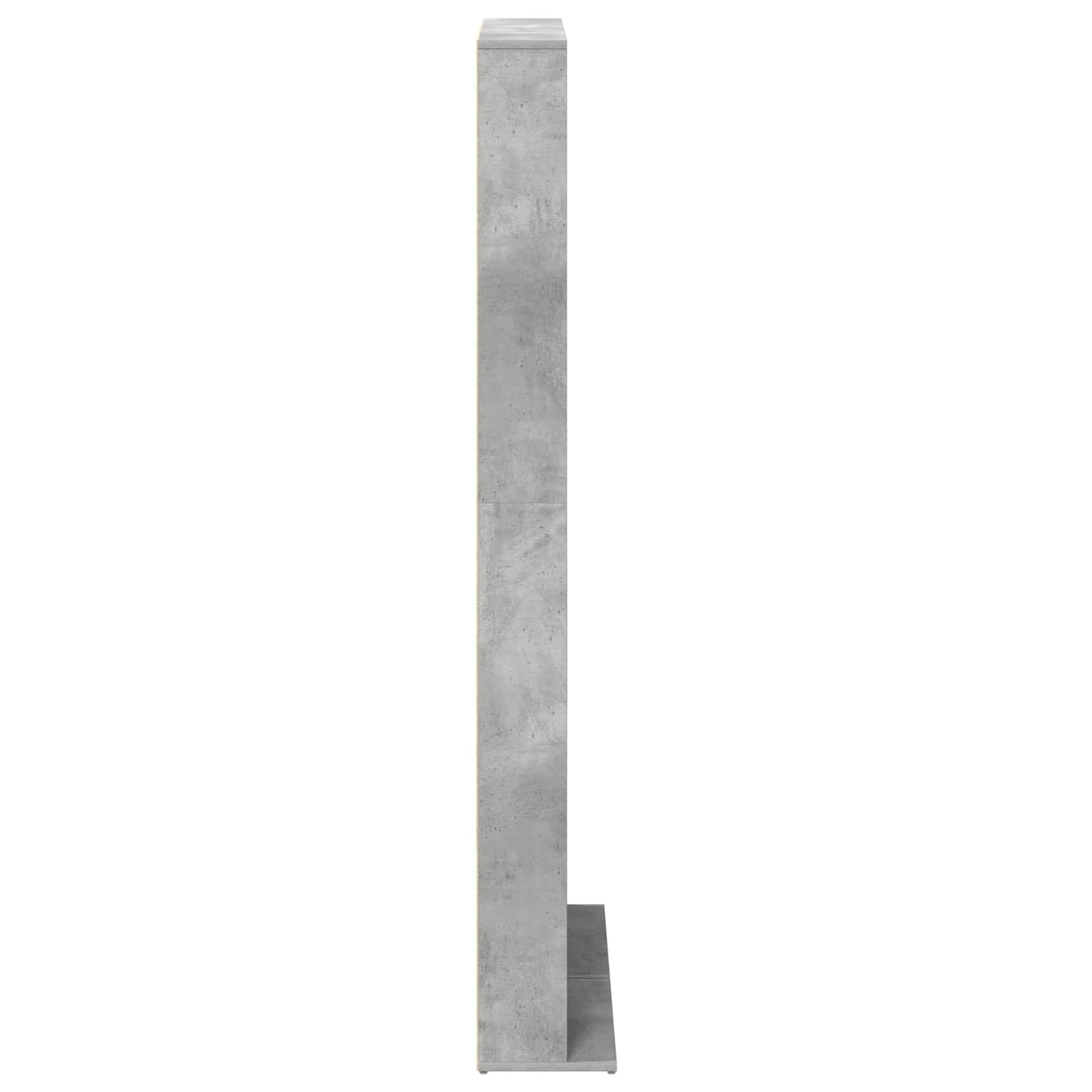 CD Regal Betongrau 65 x 23,5 x 175 cm Holzwerkstoff