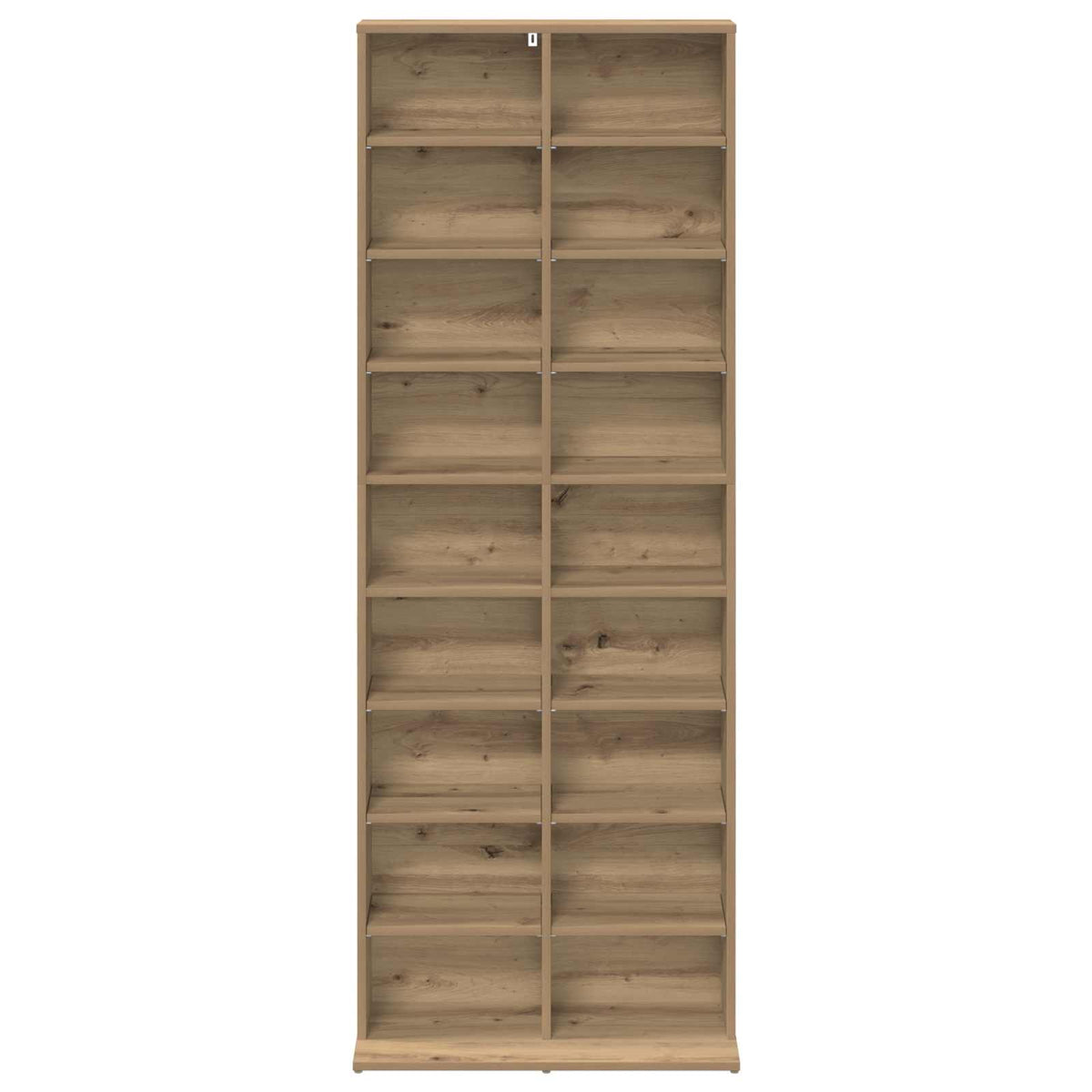 CD Regal Artisan-Eiche 65 x 23,5 x 175 cm Holzwerkstoff
