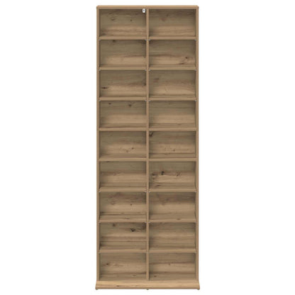 CD Regal Artisan-Eiche 65 x 23,5 x 175 cm Holzwerkstoff