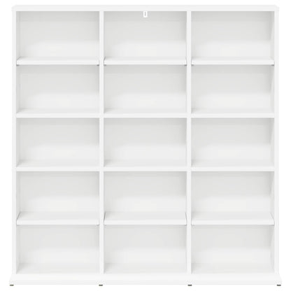 CD Regal Weiß 96 x 23,5 x 97,5 cm Holzwerkstoff
