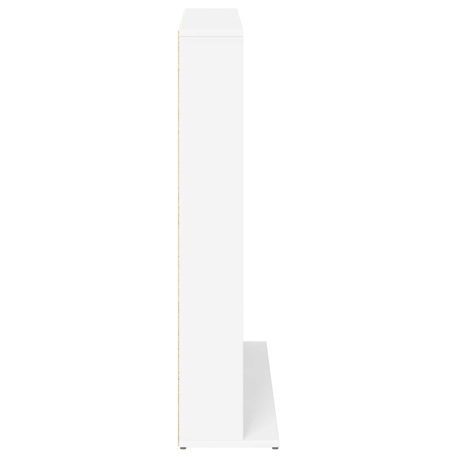 CD Regal Weiß 96 x 23,5 x 97,5 cm Holzwerkstoff