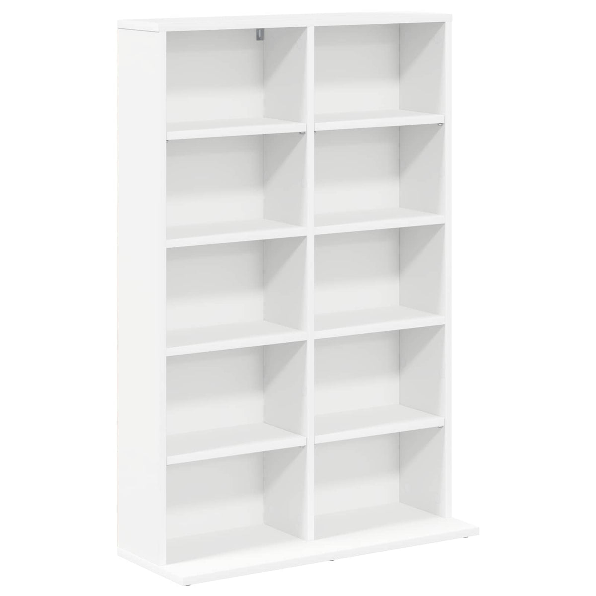 CD Regal 2 Stk. Weiß 65 x 23,5 x 97,5 cm Holzwerkstoff