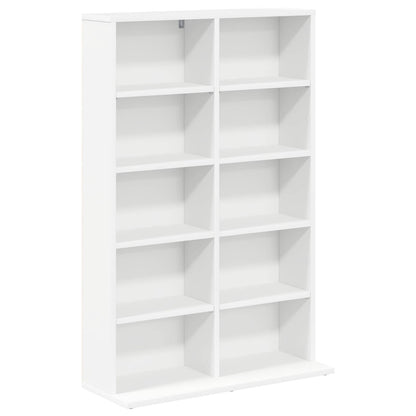 CD Regal 2 Stk. Weiß 65 x 23,5 x 97,5 cm Holzwerkstoff