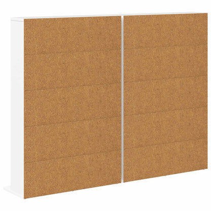 CD Regal 2 Stk. Weiß 65 x 23,5 x 97,5 cm Holzwerkstoff