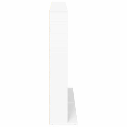 CD Regal 2 Stk. Weiß 65 x 23,5 x 97,5 cm Holzwerkstoff