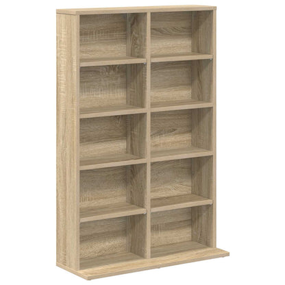 CD Regal 2 Stk. Sonoma-Eiche 65 x 23,5 x 97,5 cm Holzwerkstoff
