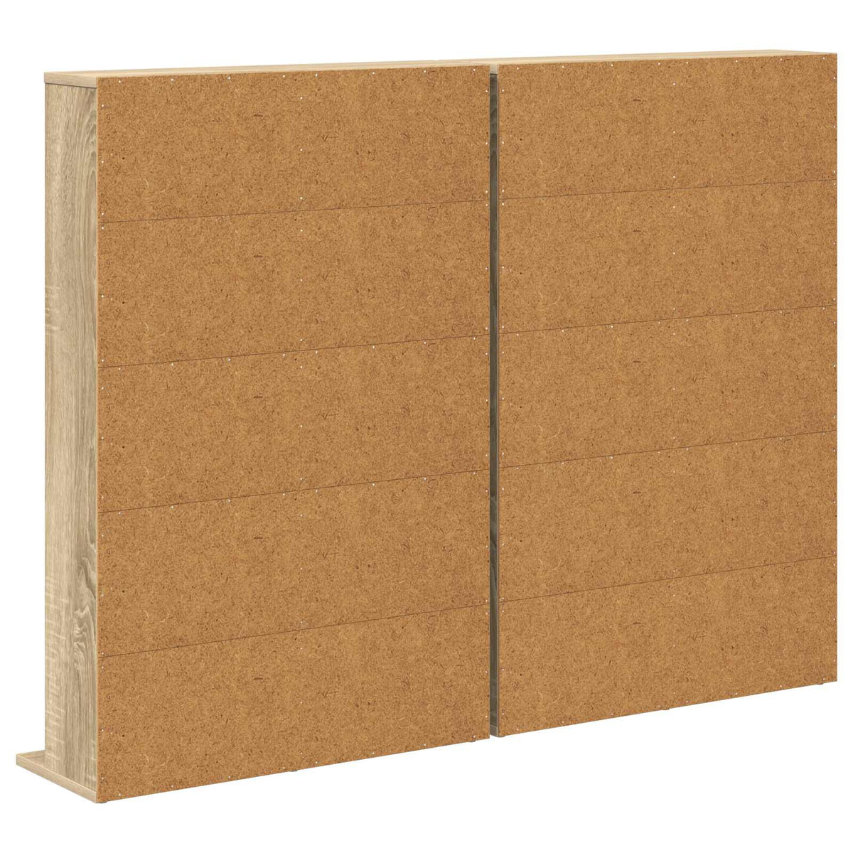 CD Regal 2 Stk. Sonoma-Eiche 65 x 23,5 x 97,5 cm Holzwerkstoff