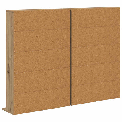 CD Regal 2 Stk. Artisan-Eiche 65 x 23,5 x 97,5 cm Holzwerkstoff