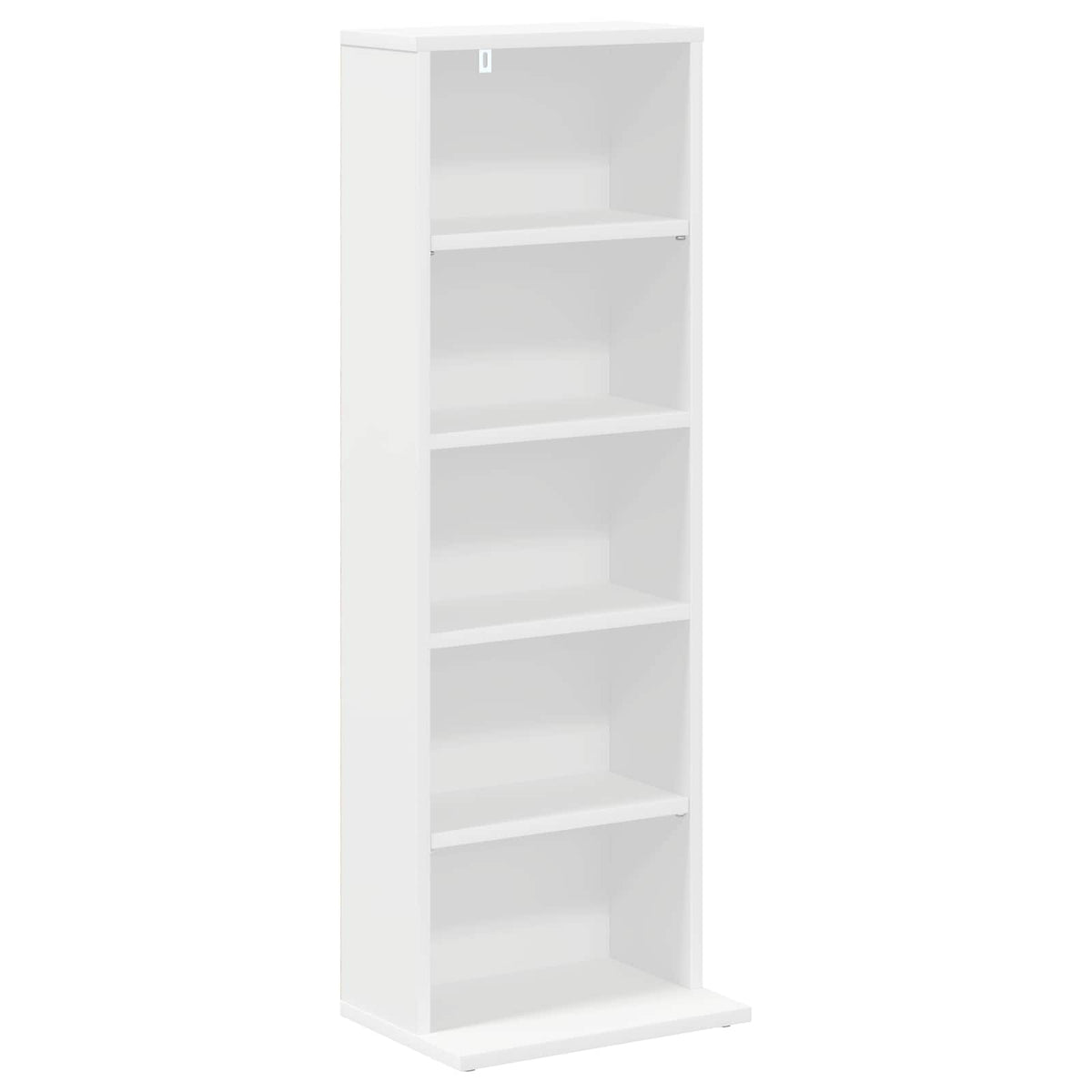 CD Regal Weiß 33 x 23,5 x 97,5 cm Holzwerkstoff