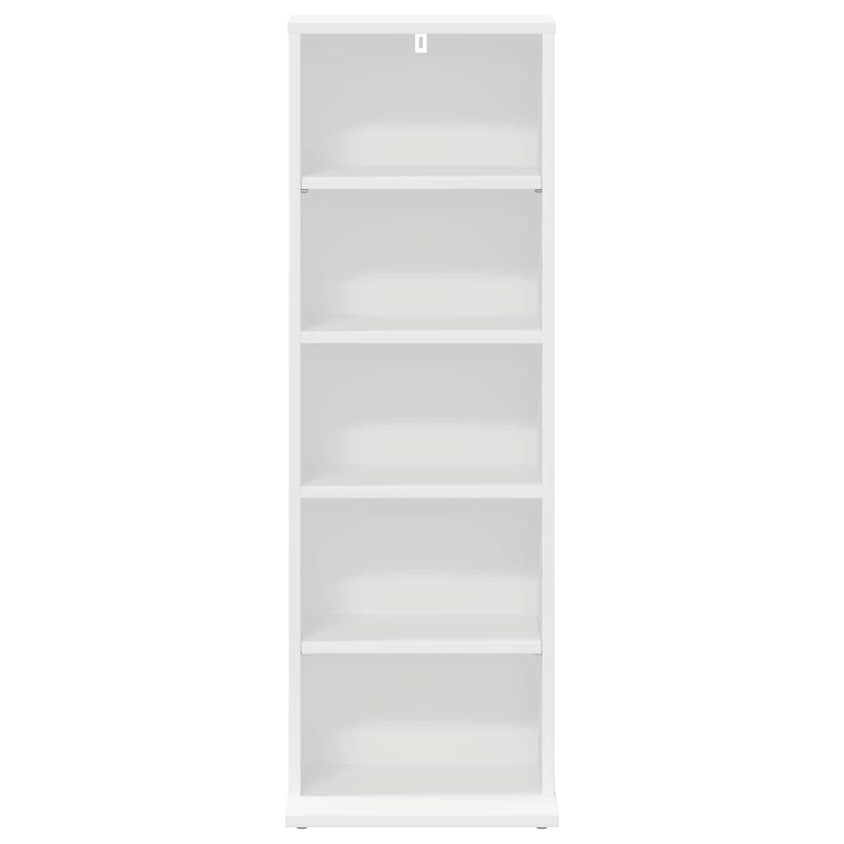 CD Regal Weiß 33 x 23,5 x 97,5 cm Holzwerkstoff