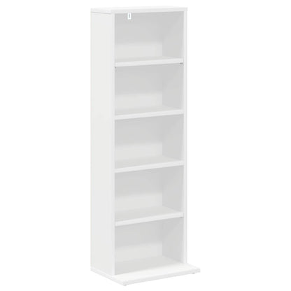 CD Regal 2 Stk. Weiß 33 x 23,5 x 97,5 cm Holzwerkstoff