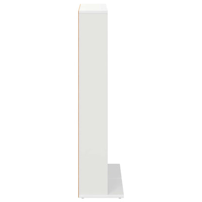 CD Regal 2 Stk. Weiß 33 x 23,5 x 97,5 cm Holzwerkstoff