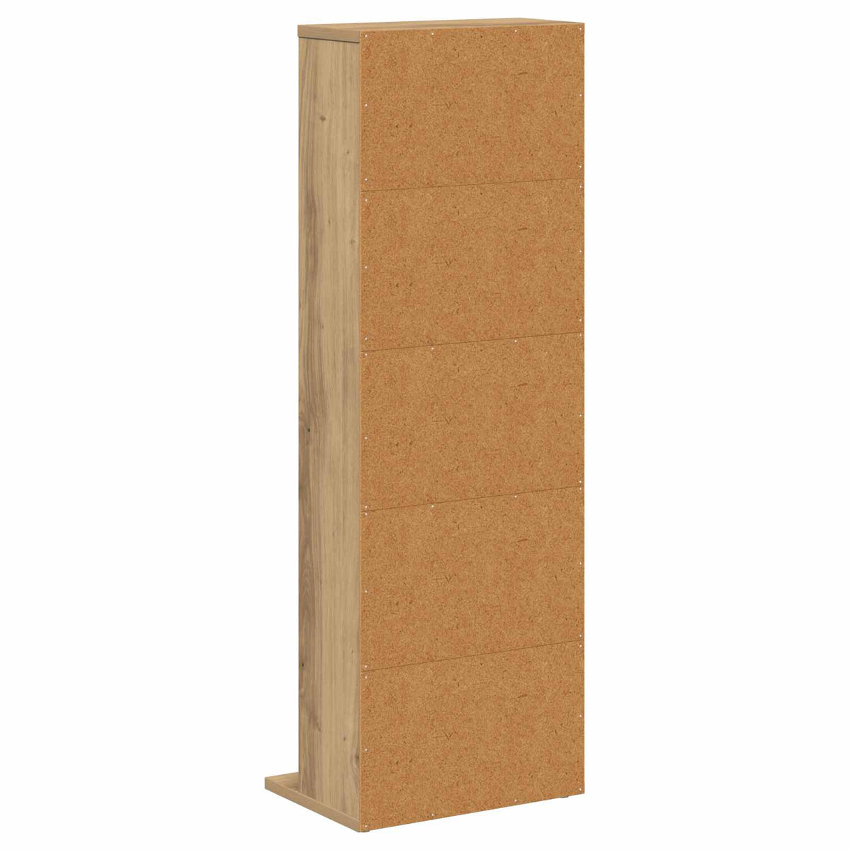 CD Regal Artisan-Eiche 33 x 23,5 x 97,5 cm Holzwerkstoff