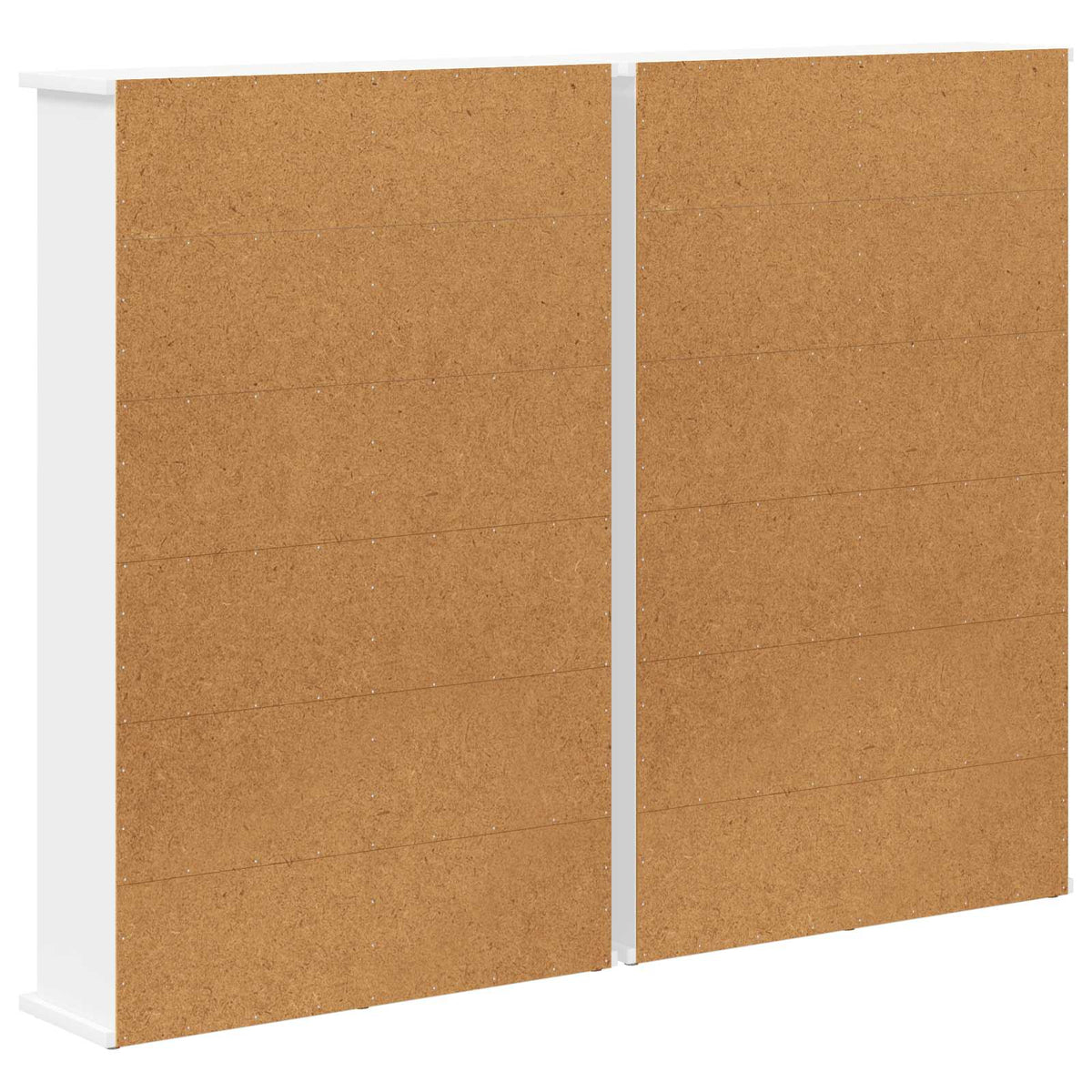 CD Regal 2 Stk. Weiß 60 x 17 x 92 cm Holzwerkstoff