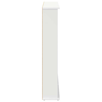 CD Regal 2 Stk. Weiß 60 x 17 x 92 cm Holzwerkstoff