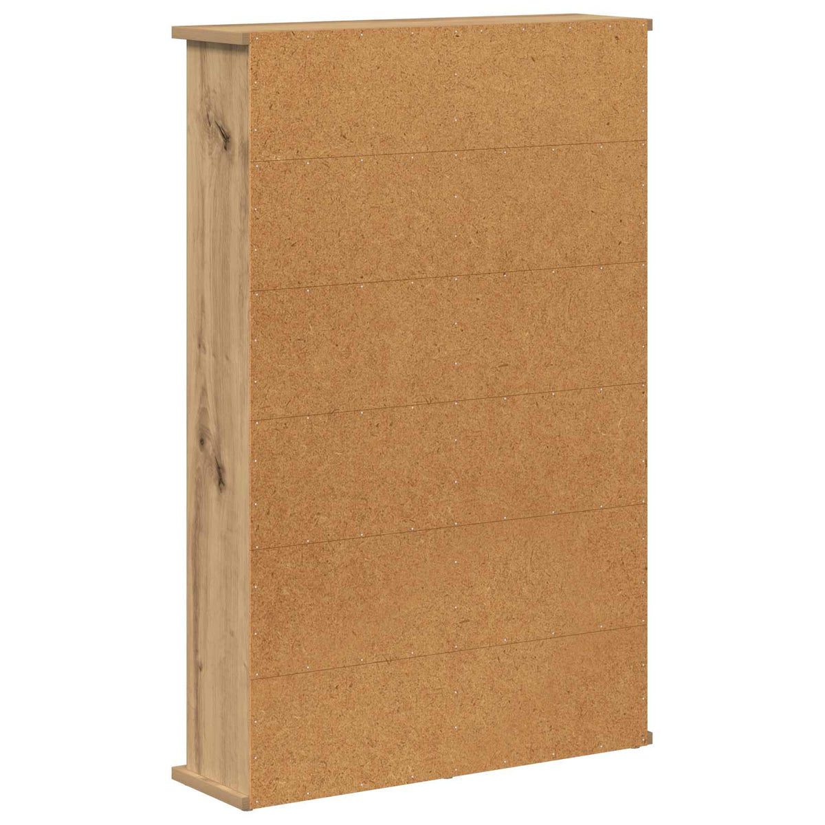 CD Regal Artisan-Eiche 60 x 17 x 92 cm Holzwerkstoff